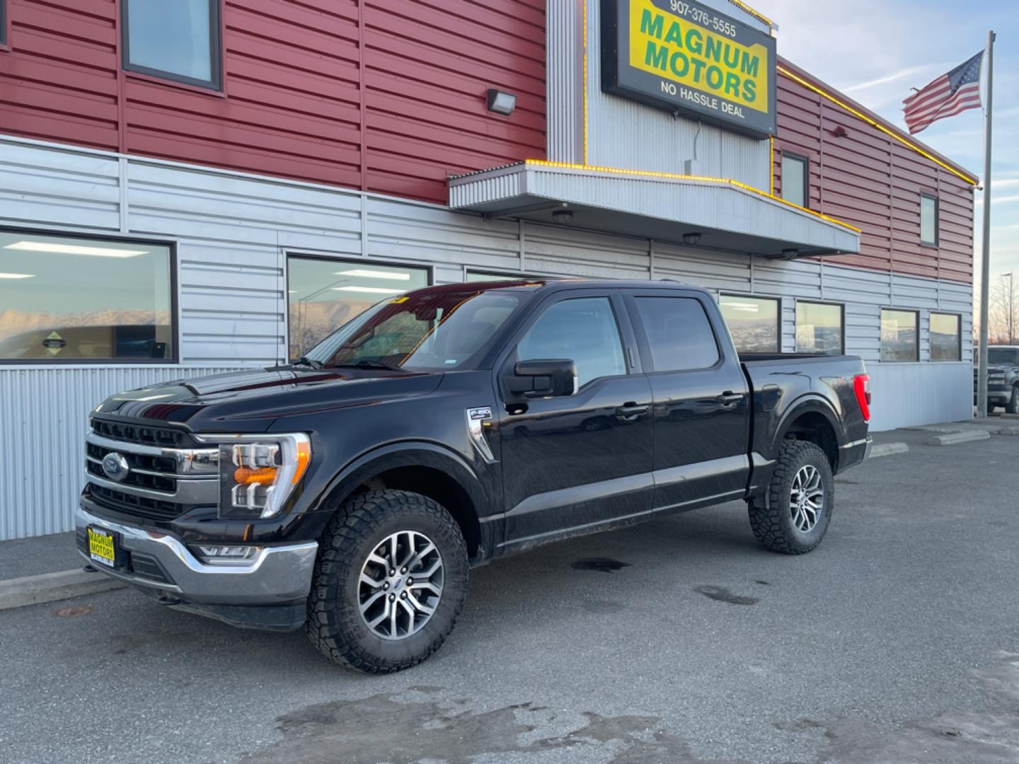 2021 BLACK /black leather FORD F-150 XL (1FTFW1E57MF) with an 5.0L engine, Automatic transmission, located at 1960 Industrial Drive, Wasilla, 99654, (907) 274-2277, 61.573475, -149.400146 - Photo#0